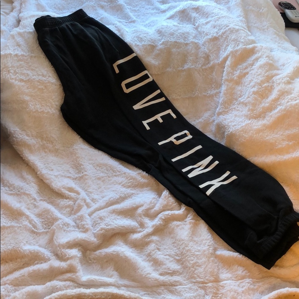 Cuffed Pink sweatpants